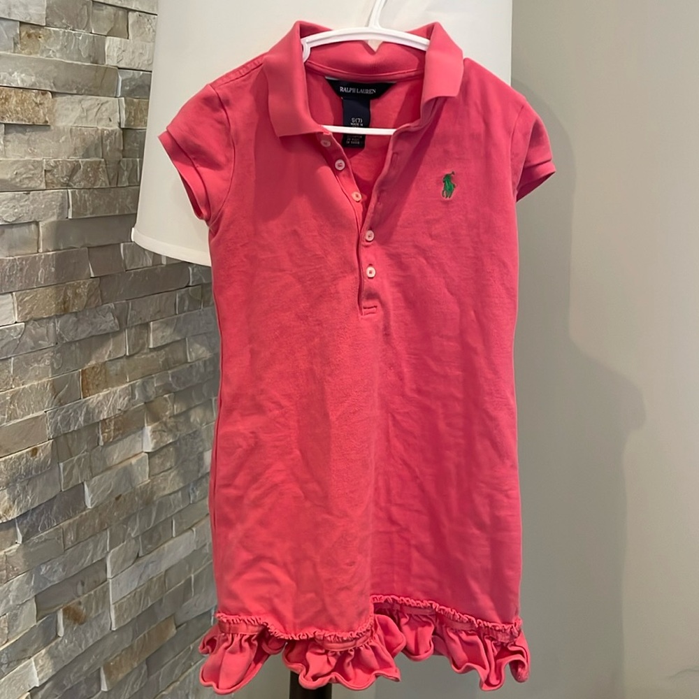 Ruffle hem Ralph Lauren dress